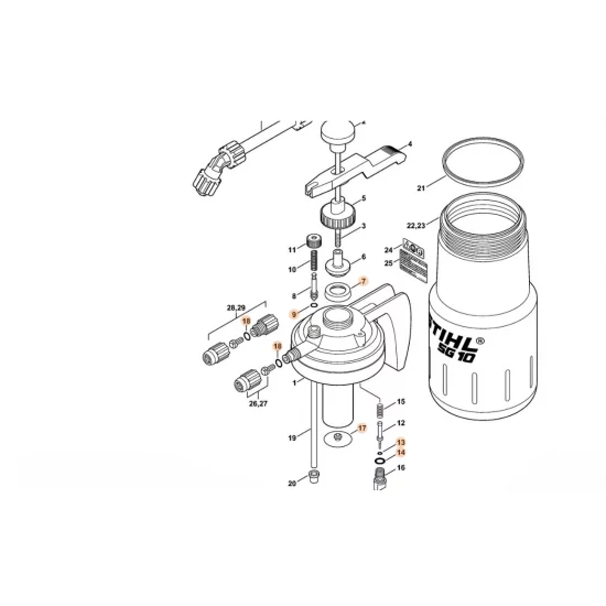 STIHL  Zestaw uszczelek - pompa 4247 007 1004